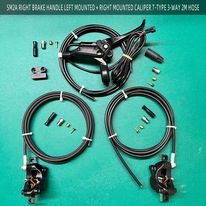 NFOX GT03 electric tricycle dual hydraulic brake riding accessories GT07N  brake handle caliper fixing device system accessories