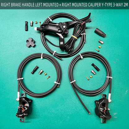 NFOX GT03 electric tricycle dual hydraulic brake riding accessories GT07N  brake handle caliper fixing device system accessories