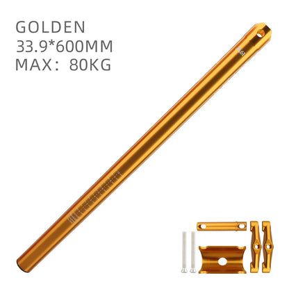 Ultra light aluminum alloy 33.9 * 600mm mountain bike seat tube MTB road foldable seat post universal 31.8 * 580mm accessory