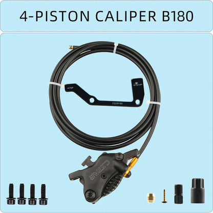 C. STAR  electric scooter power-off brake lever  bicycle specific hydraulic wear-resistant brake accessory  4-piston clamp