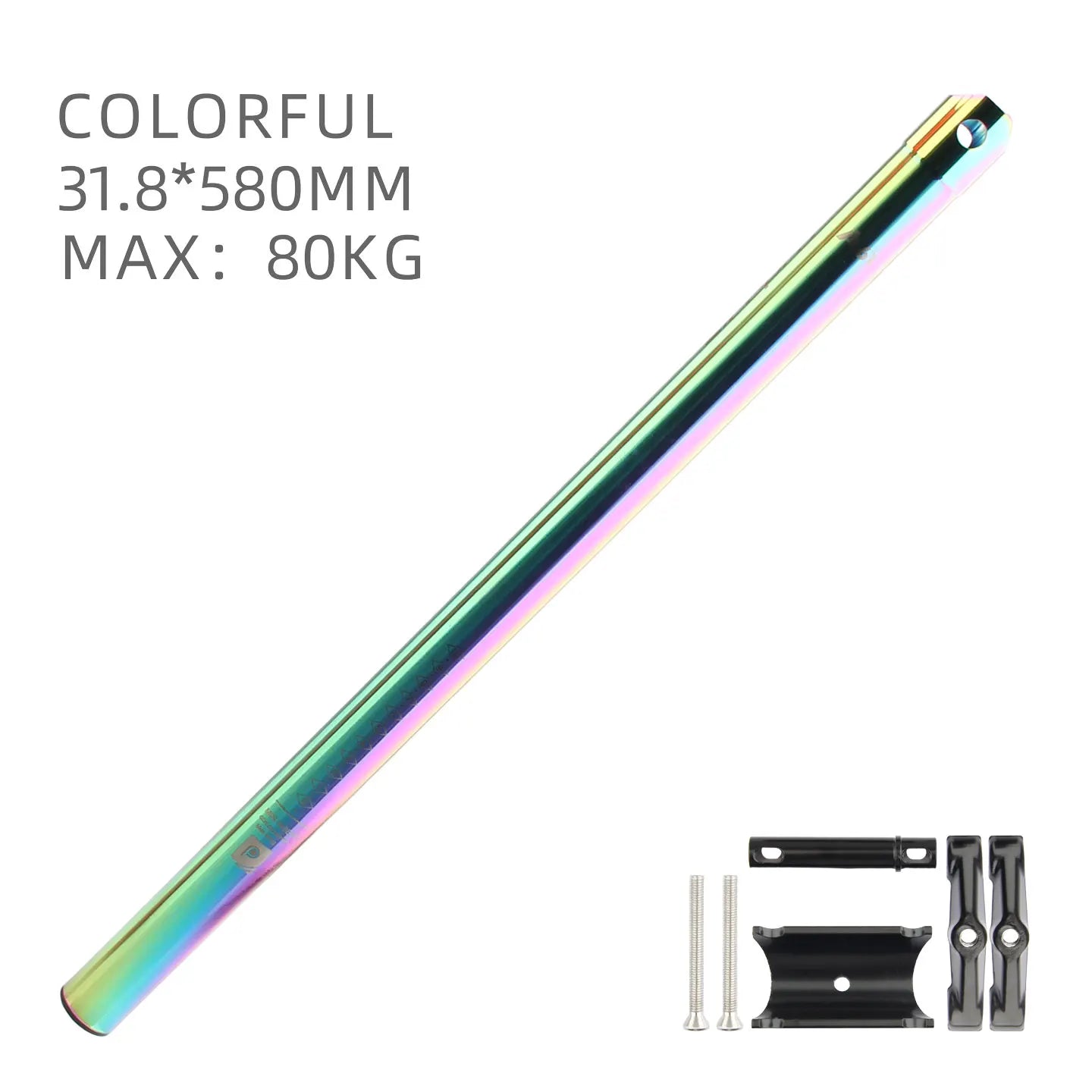 Ultra light aluminum alloy 33.9 * 600mm mountain bike seat tube MTB road foldable seat post universal 31.8 * 580mm accessory