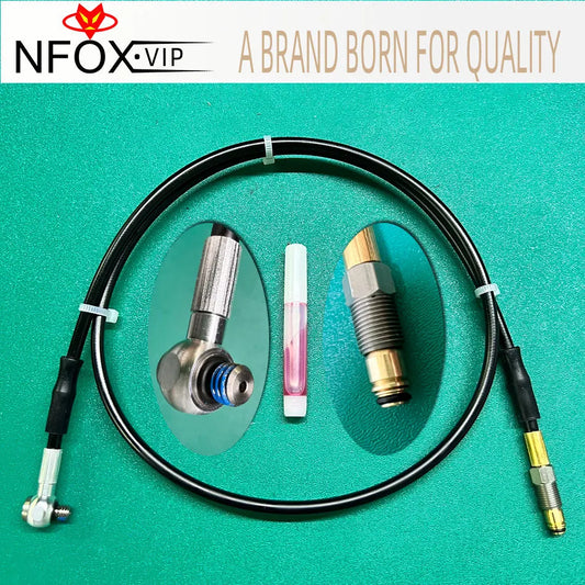 NFOX 5mm bike oil pipe M6 Rotary Joint m8 screw Universal Hydraulic Disc Brake Hose for Electric scooter Bicycles accessories