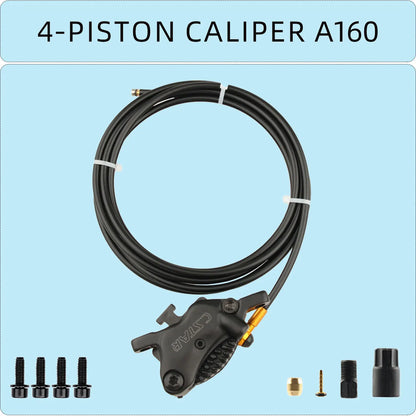 C. STAR  electric scooter power-off brake lever  bicycle specific hydraulic wear-resistant brake accessory  4-piston clamp