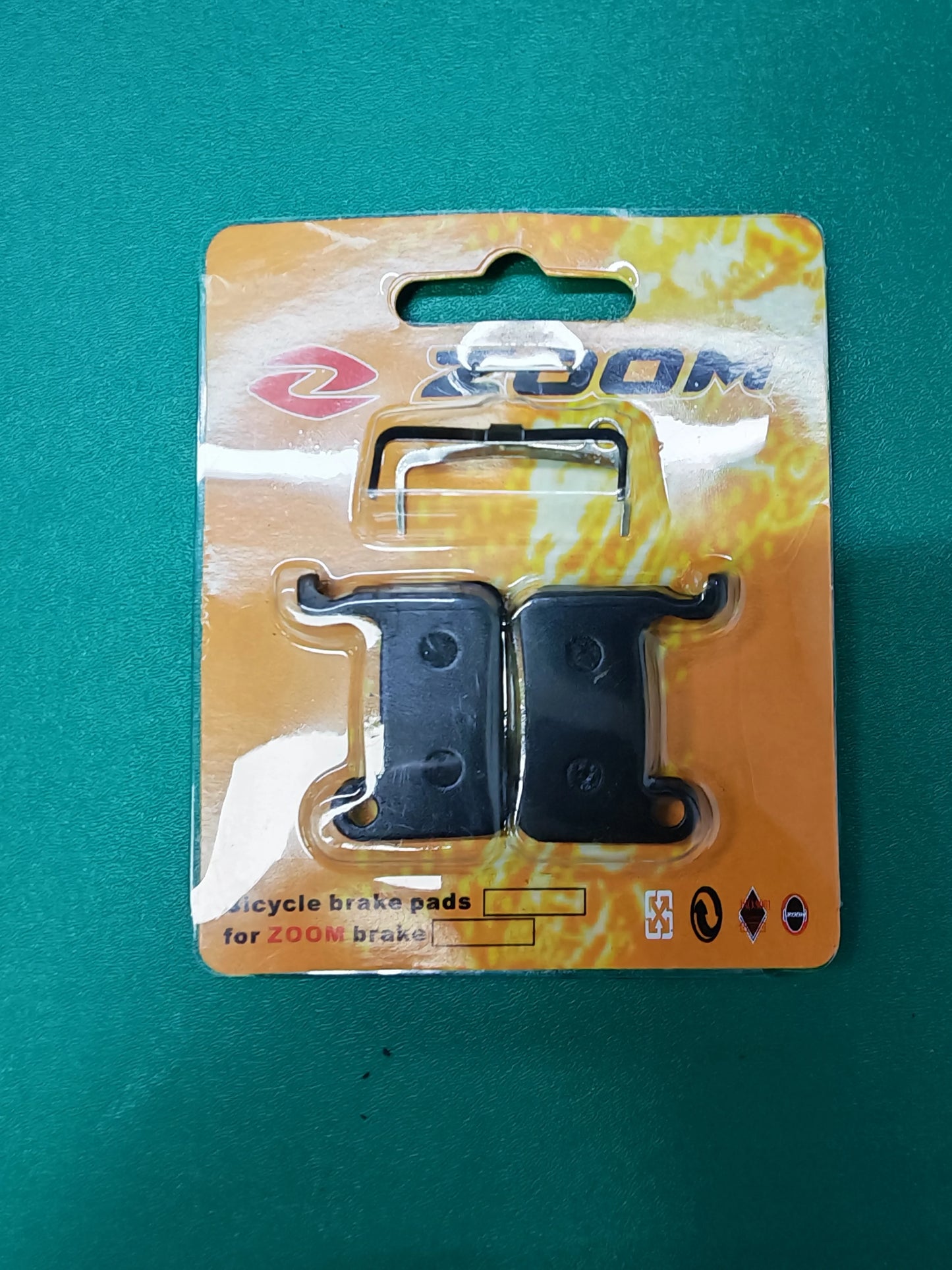 ZOOM HB100 mountain bike disc semi metal brake pad ceramic hydraulic brake pad suitable for HB875 equal line pull oil disc brake