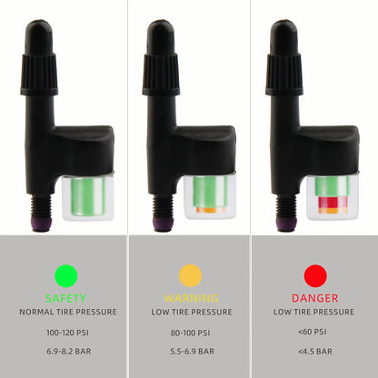 NFOX bicycle vacuum tire French air nozzle aluminum alloy tire pressure detection extension nozzle easy to install and durable