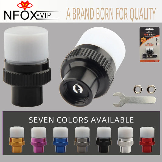 NFOX mountain bike tire pressure sensing light, high-precision pressure detection sensor, real-time monitoring of tire safety