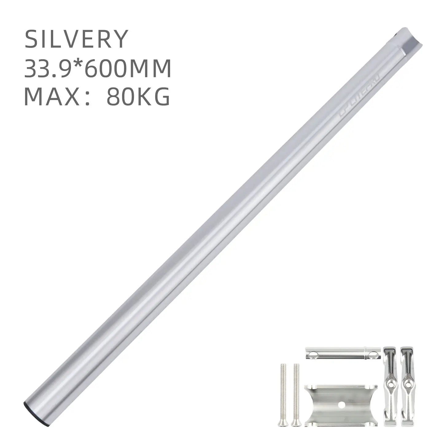 Ultra light aluminum alloy 33.9 * 600mm mountain bike seat tube MTB road foldable seat post universal 31.8 * 580mm accessory
