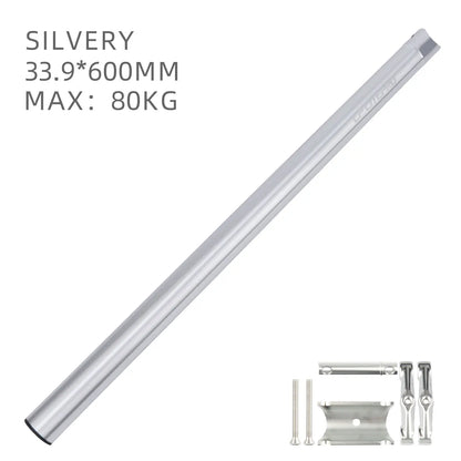 Ultra light aluminum alloy 33.9 * 600mm mountain bike seat tube MTB road foldable seat post universal 31.8 * 580mm accessory
