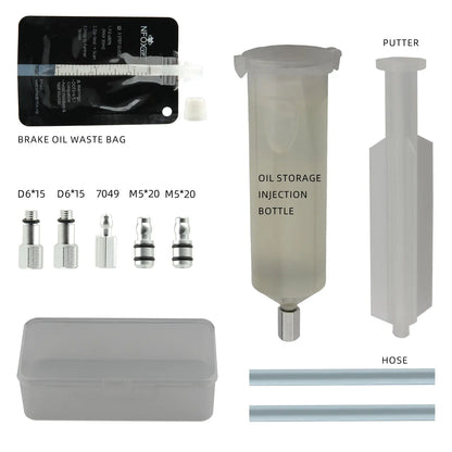 NFOX electric skateboard bicycle oil storage bottle syringe 45ML/1.59OZ hydraulic brake oil disc brake exhaust oil change tool