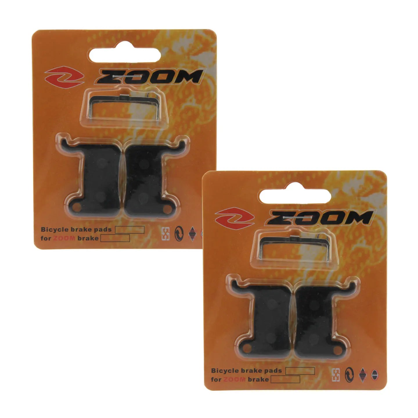 ZOOM HB100 mountain bike disc semi metal brake pad ceramic hydraulic brake pad suitable for HB875 equal line pull oil disc brake