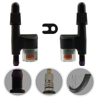 NFOX bicycle vacuum tire French air nozzle aluminum alloy tire pressure detection extension nozzle easy to install and durable