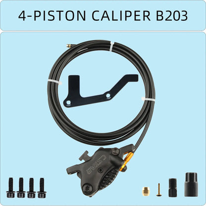 C. STAR  electric scooter power-off brake lever  bicycle specific hydraulic wear-resistant brake accessory  4-piston clamp