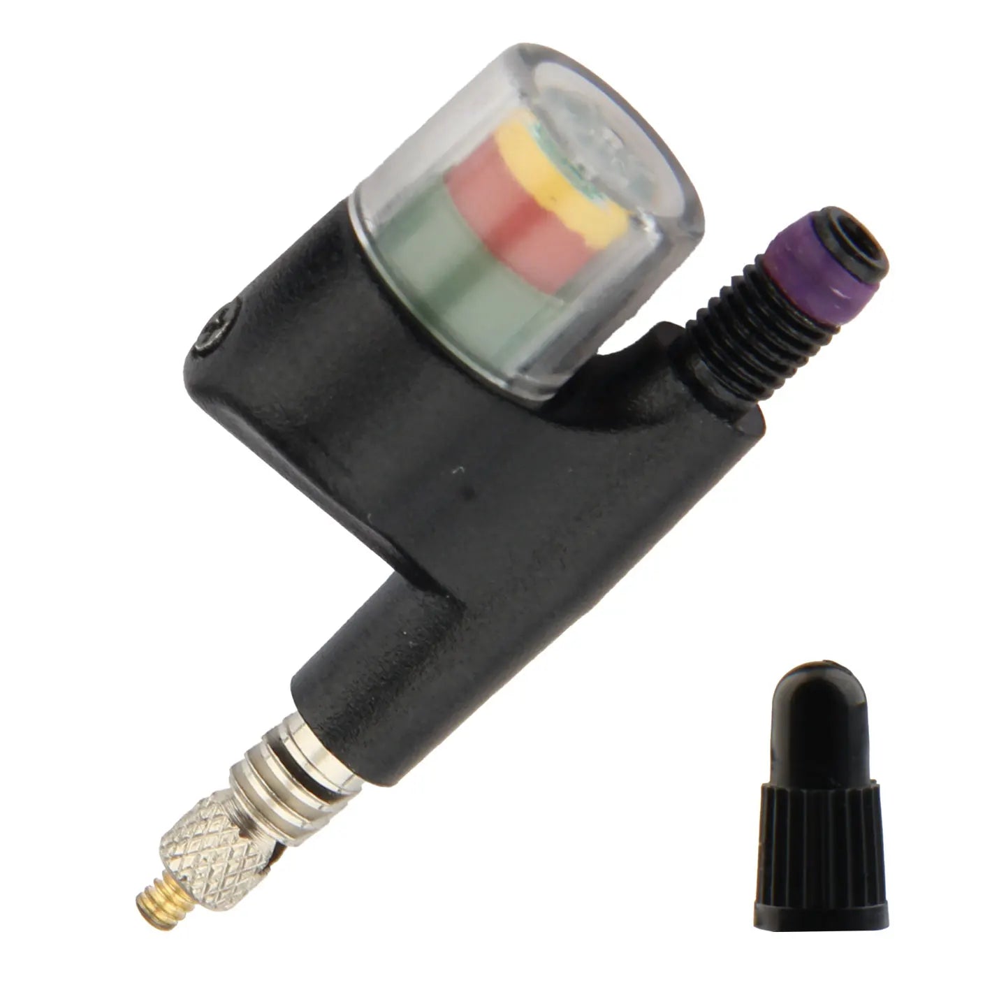 NFOX bicycle vacuum tire French air nozzle aluminum alloy tire pressure detection extension nozzle easy to install and durable