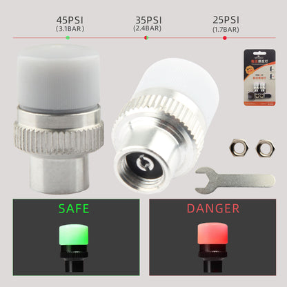 NFOX mountain bike tire pressure sensing light, high-precision pressure detection sensor, real-time monitoring of tire safety