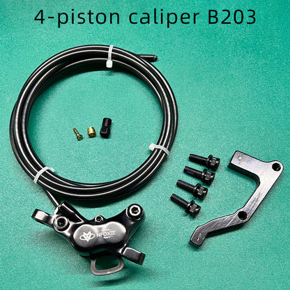 NFOX SM2A electric bicycle hydraulic disc brake handle with four piston two piston calipers 2-pin 3-pin power-off Accessories